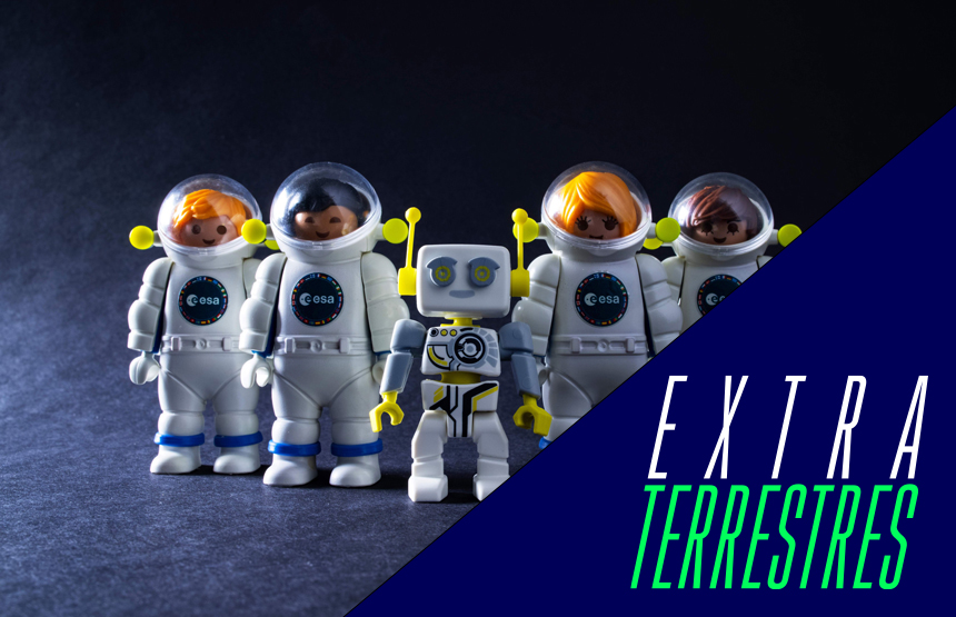 Activitat  de l'exposició extraterrestres. hi ha vida fora de la terra?